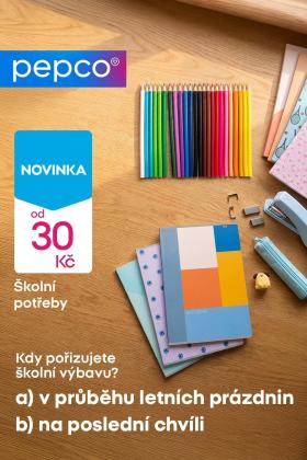 PEPCO - Kdy pořizujete školní výbavu?