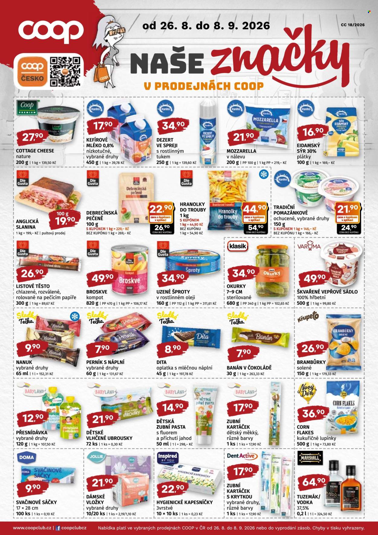 Leták coop JEDNOTA - 26. 8. 2026 - 8. 9. 2026. Strana 4