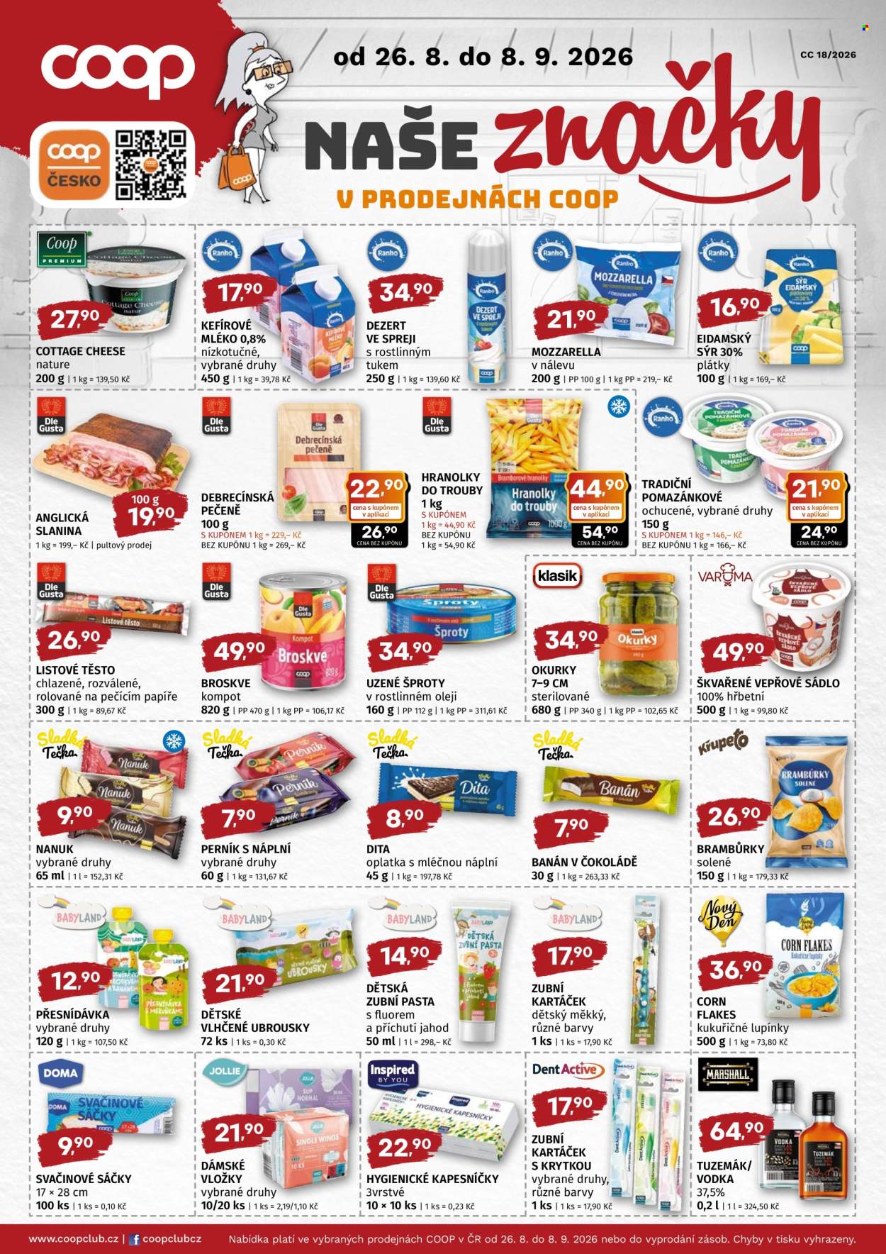 Leták coop TUTY - 26. 8. 2026 - 8. 9. 2026. Strana 2