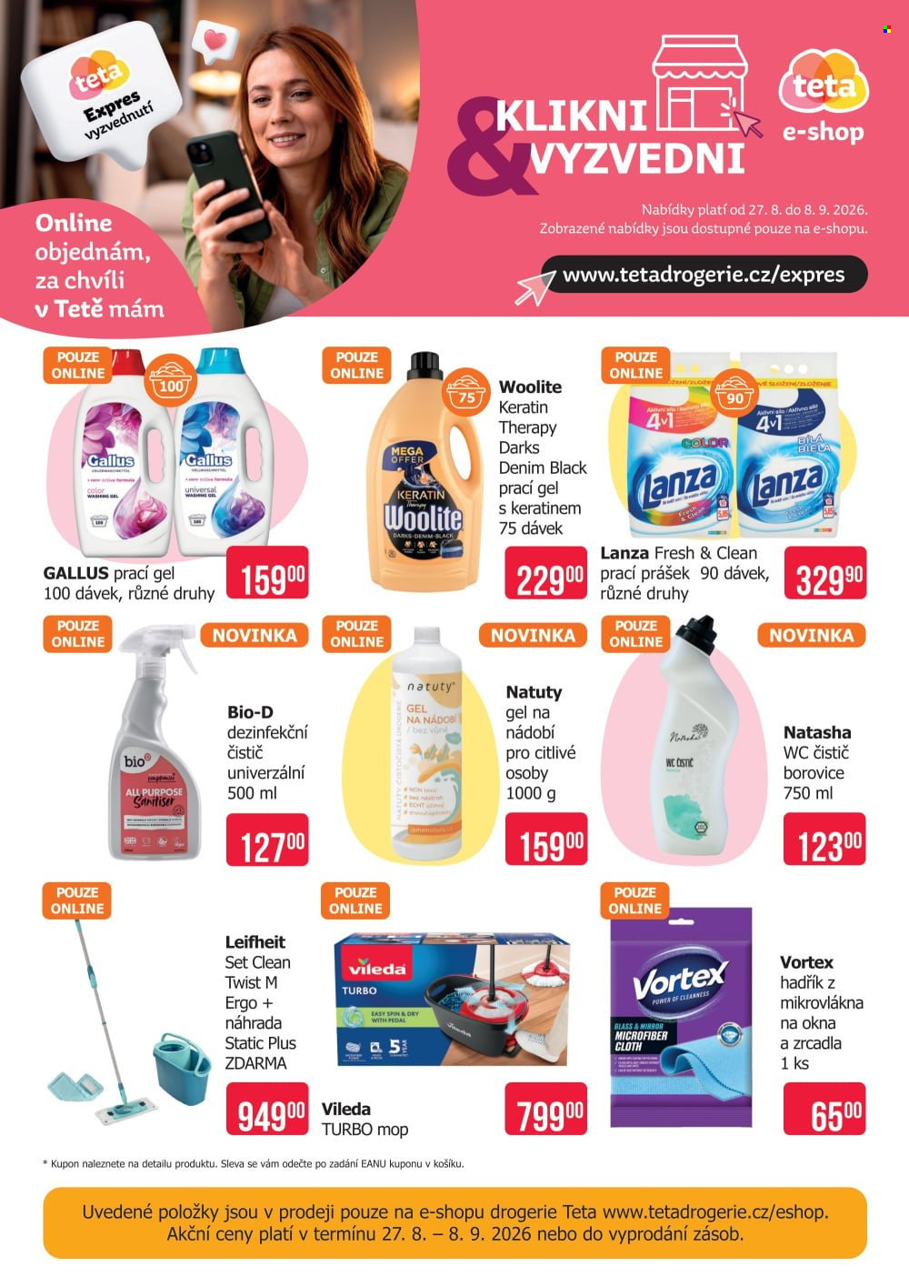 Leták Teta drogerie - 27. 8. 2026 - 8. 9. 2026. Strana 2