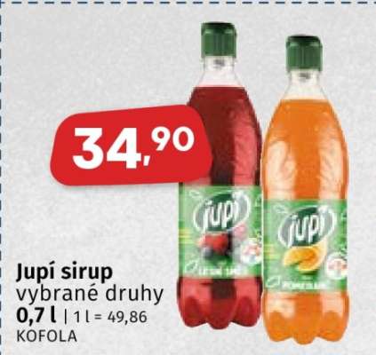 Jupí sirup