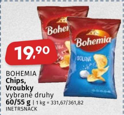 Bohemia CHIPS VROUBKY*