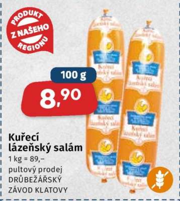 Kuřecí lázeňský salám