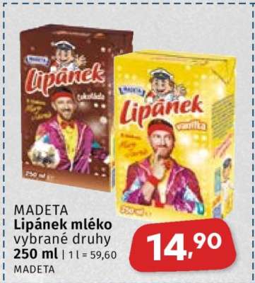 Madeta Lipánek mléko