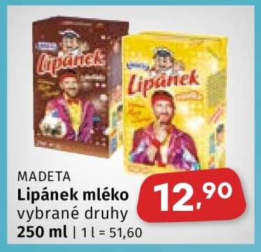 Madeta Lipánek mléko