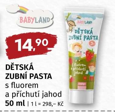 Dětská zubní pasta