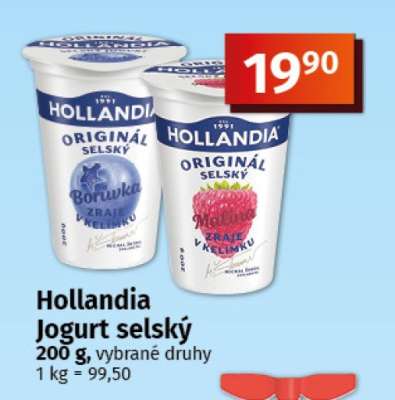 Hollandia Jogurt selský
