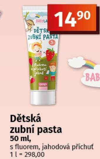 Dětská zubní pasta