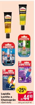 Lepidla Loctite a Chemoprén
