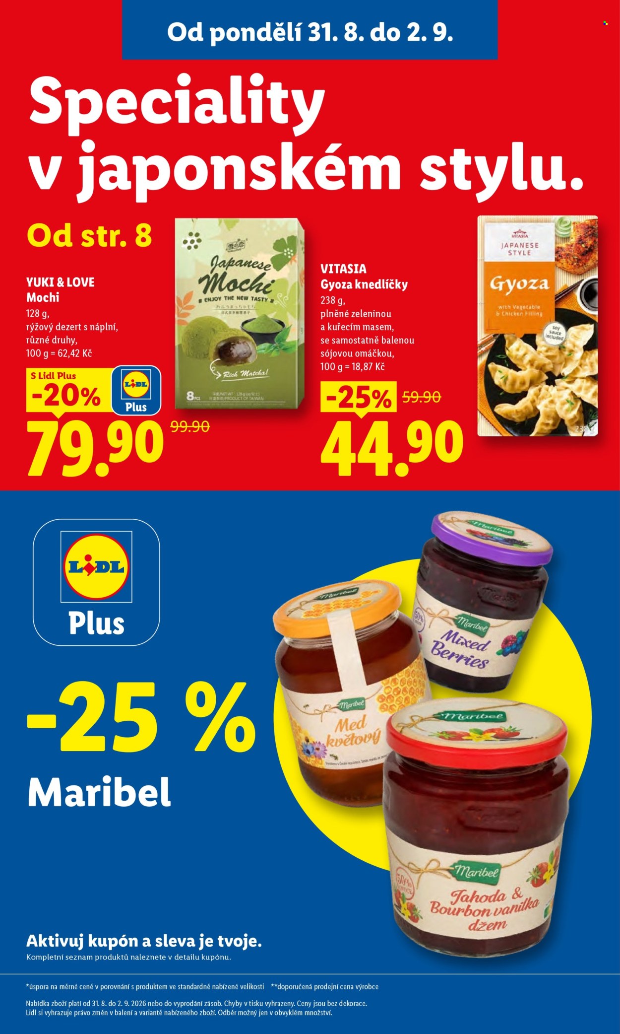 Leták Lidl - 31. 8. 2026 - 2. 9. 2026. Strana 3