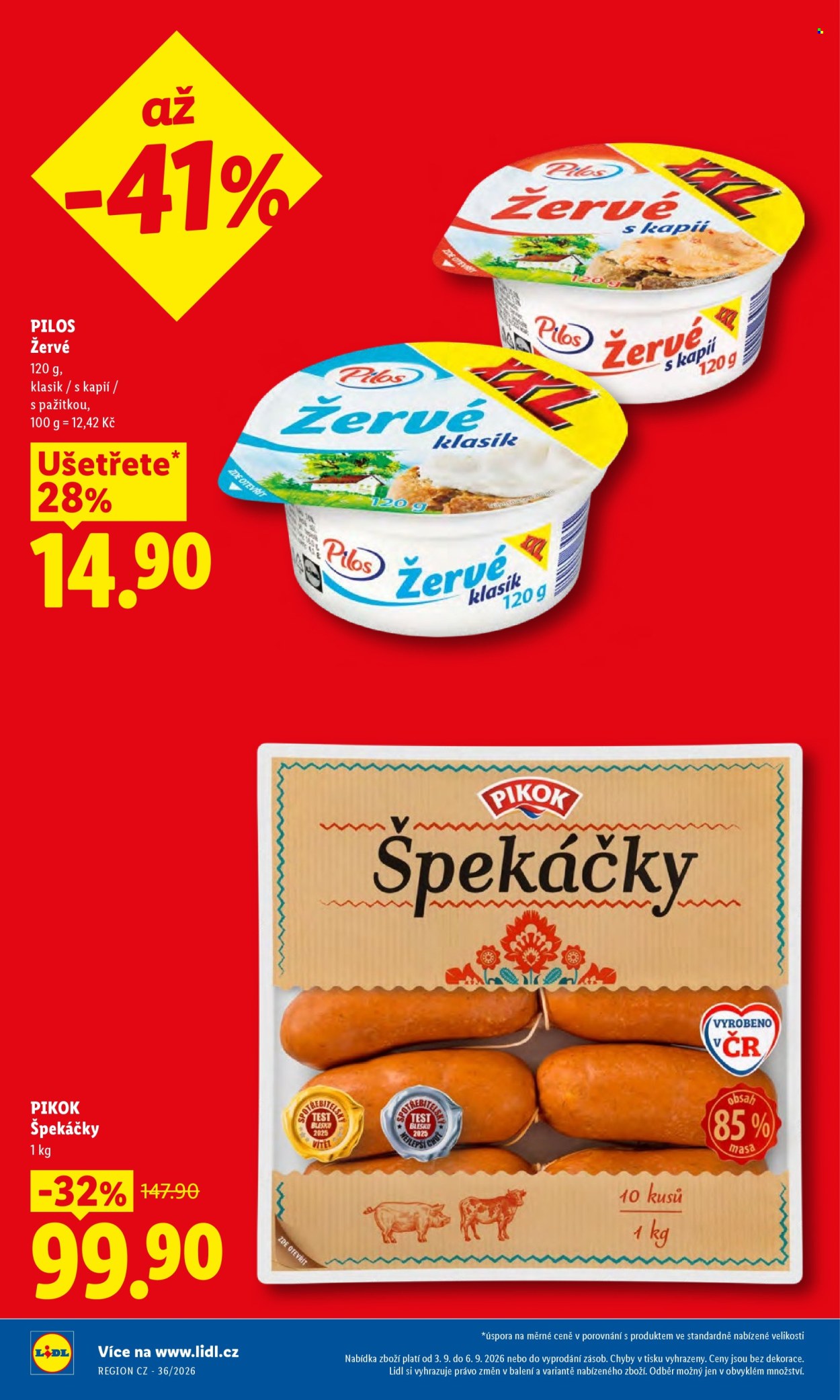 Leták Lidl - 3. 9. 2026 - 6. 9. 2026. Strana 10