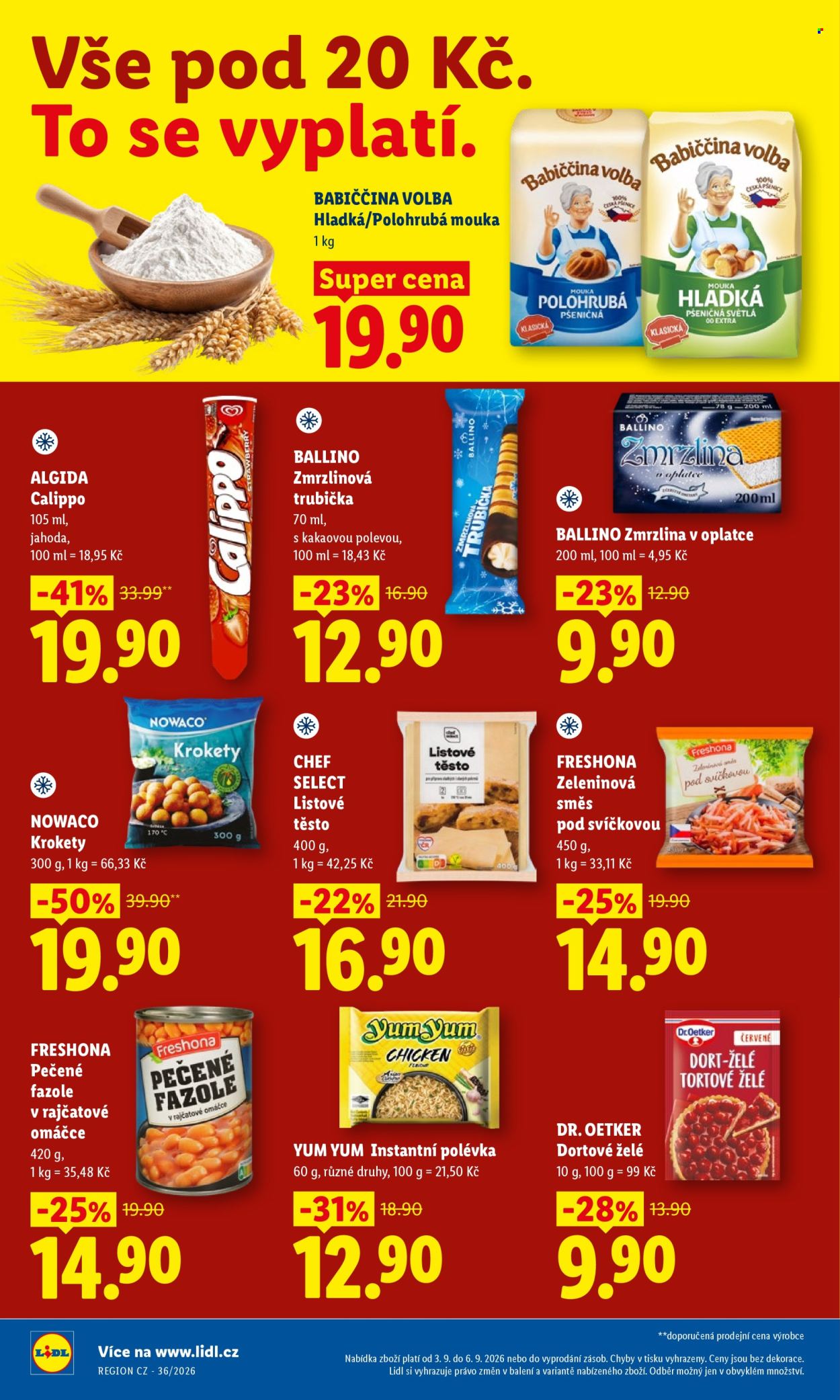 Leták Lidl - 3. 9. 2026 - 6. 9. 2026. Strana 22