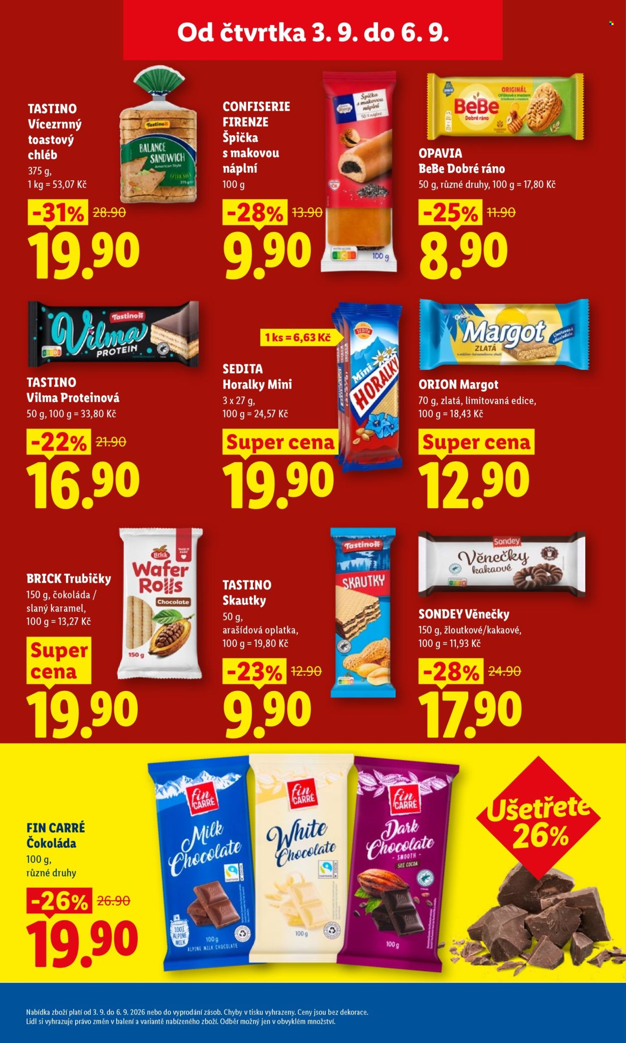 Leták Lidl - 3. 9. 2026 - 6. 9. 2026. Strana 23