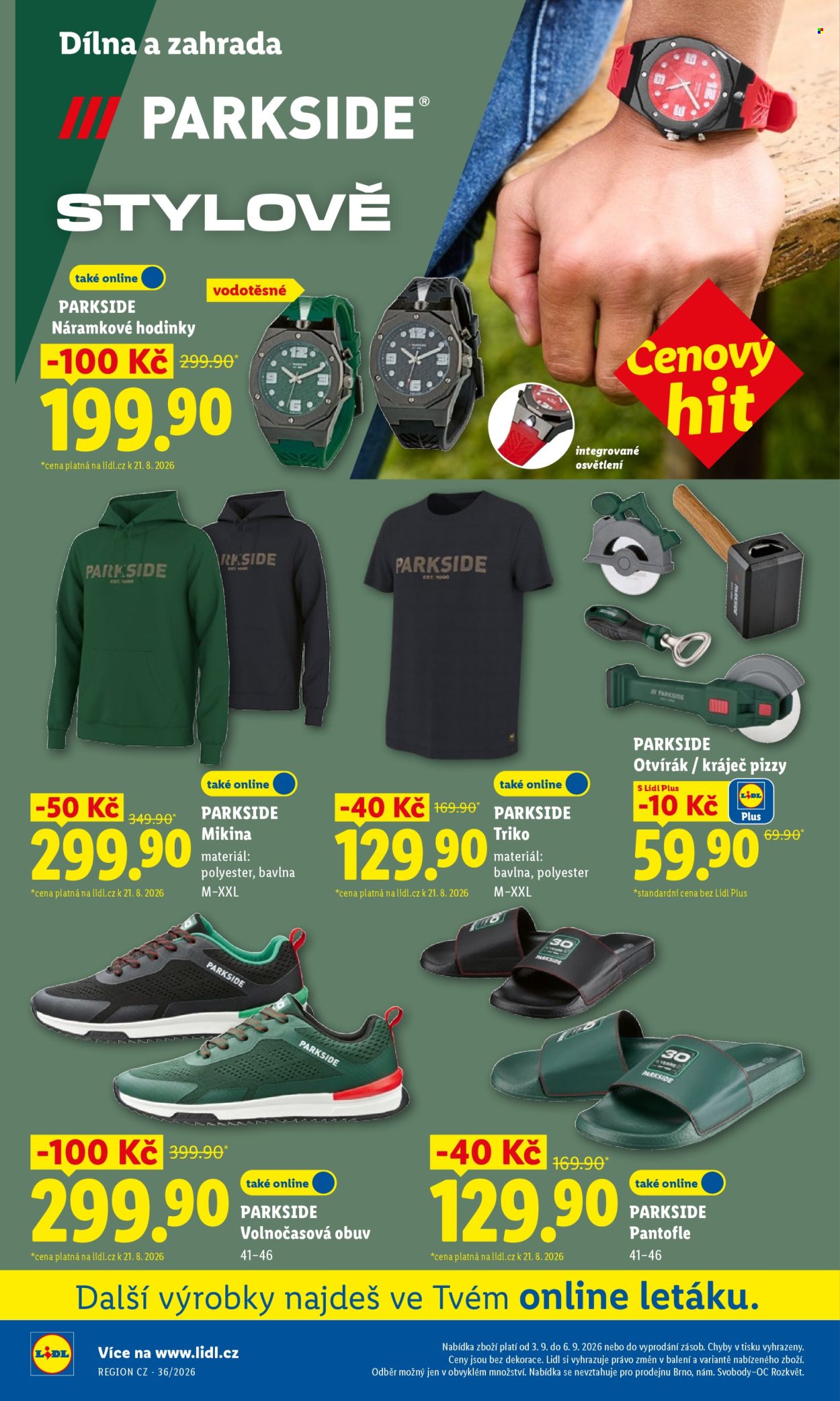 Leták Lidl - 3. 9. 2026 - 6. 9. 2026. Strana 36