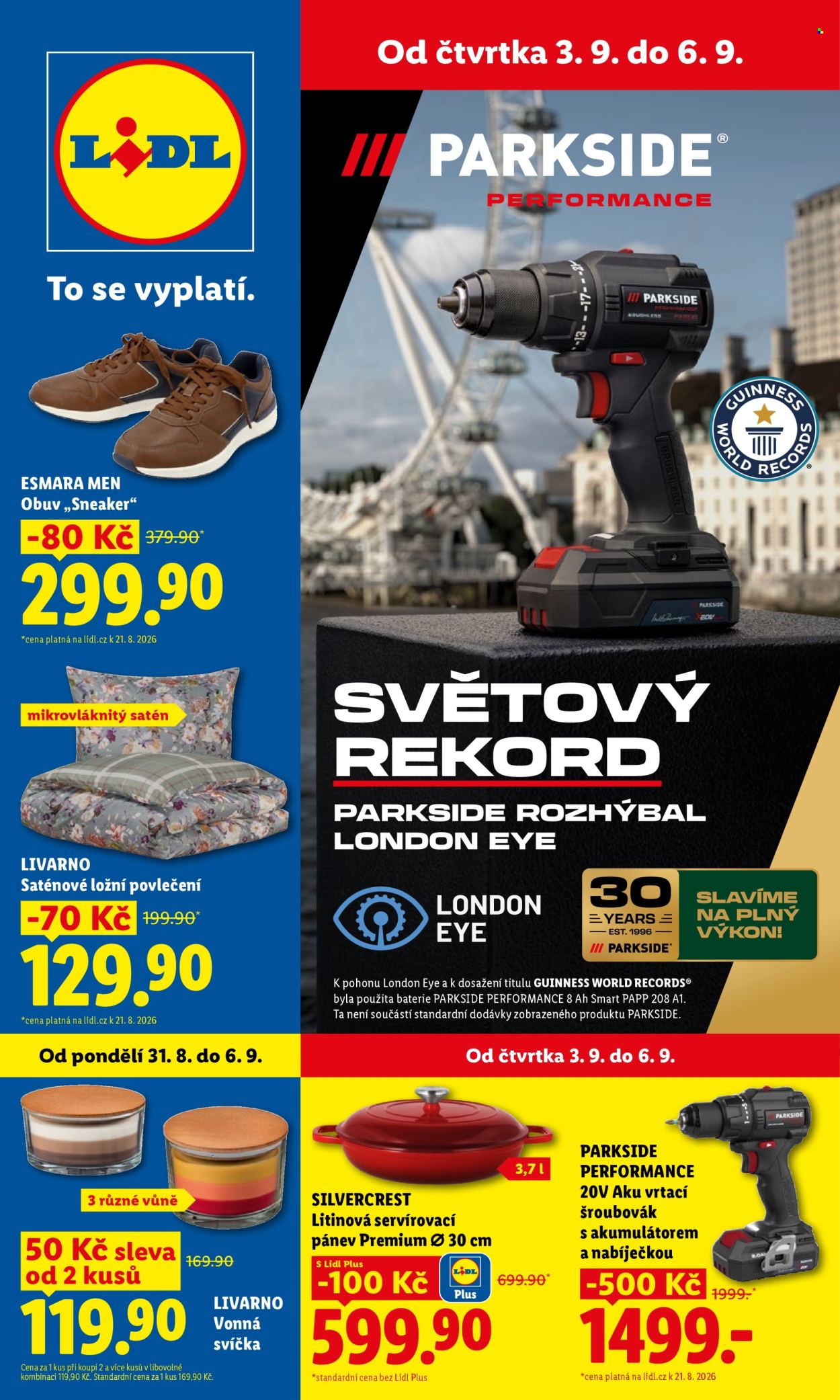 Leták Lidl - 31. 8. 2026 - 6. 9. 2026. Strana 1