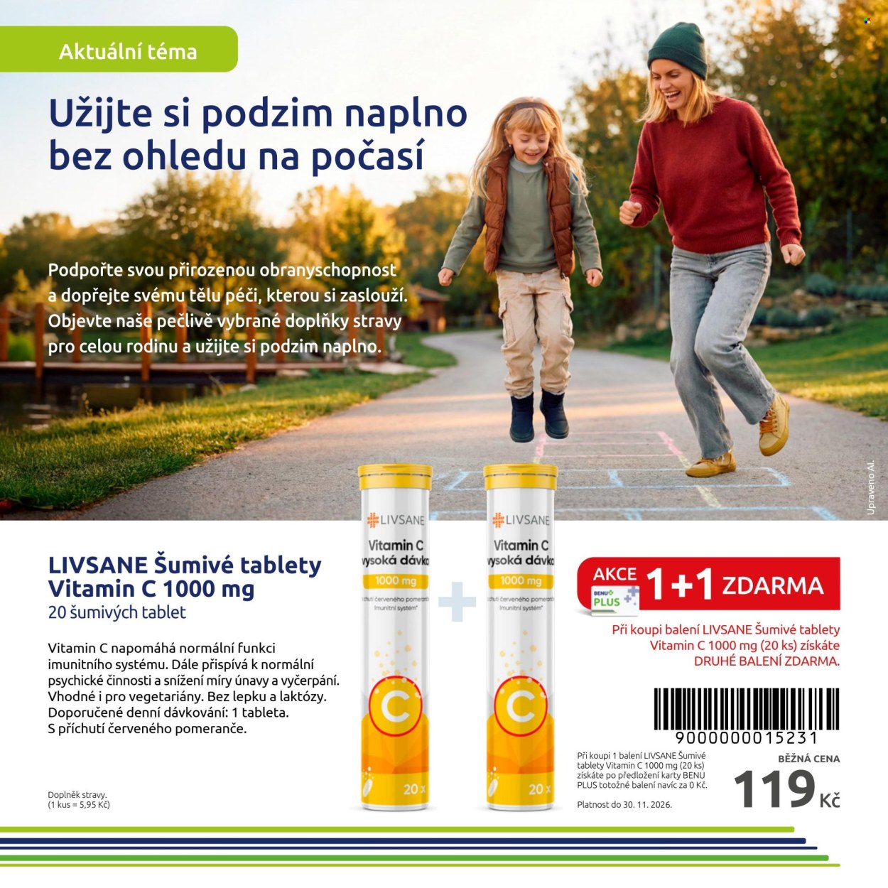 Leták BENU Lékárna. Strana 3