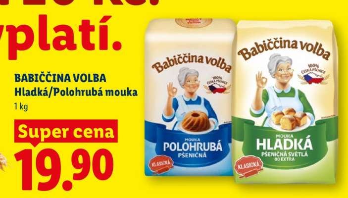 Babiččina volba HLADKÁ POLOHRUBÁ MOUKA
