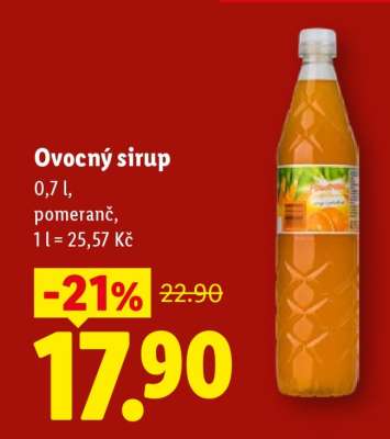 Ovocný sirup