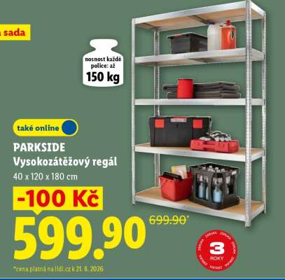 PARKSIDE Vysokozátěžový regál