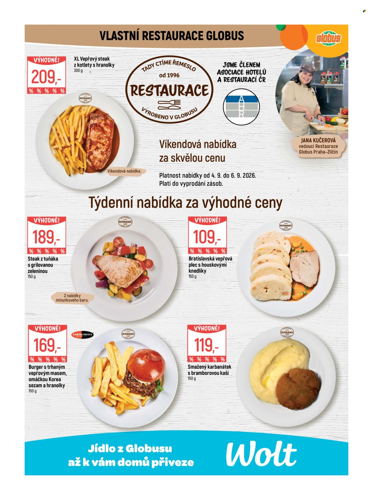 Leták Globus - 2. 9. 2026 - 8. 9. 2026. Strana 8