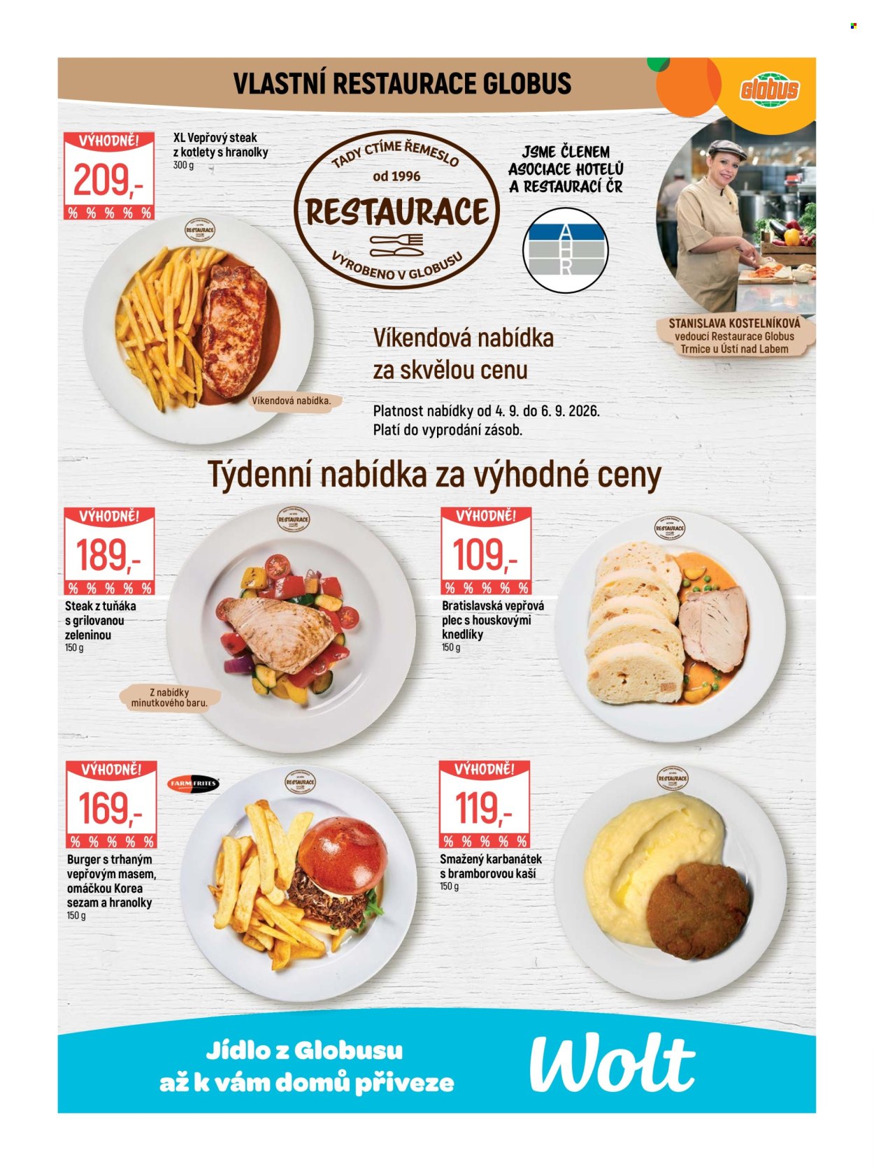 Leták Globus - 2. 9. 2026 - 8. 9. 2026. Strana 8