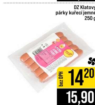 DZ Klatovy párky kuřecí jemné