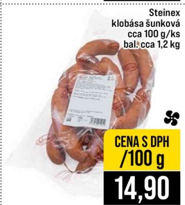 Steinex klobása šunková