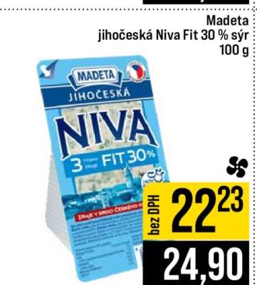 Madeta jihočeská Niva Fit 30 % sýr