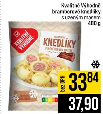 Kvalitně Výhodně bramborové knedlíky s uzeným masem