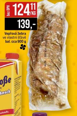 Vepřová žebra ve vlastní šťávě