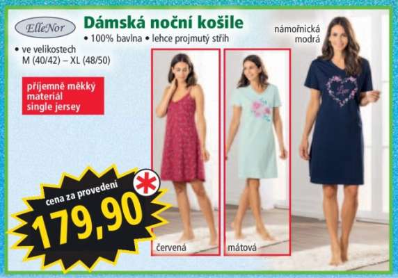 Dámská noční košile*