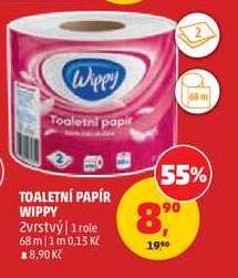TOALETNÍ PAPÍR WIPPY*