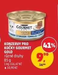 KONZERVY PRO KOČKY GOURMET GOLD*