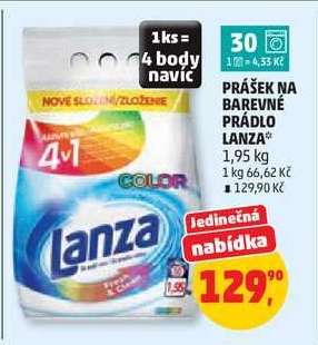 Prášek na barevné prádlo Lanza