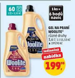 GEL NA PRANÍ WOOLITE*