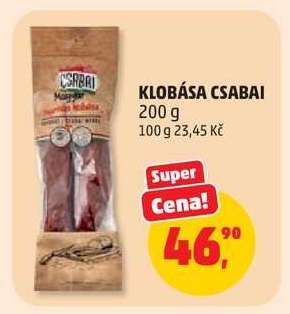 Klobása Csabai