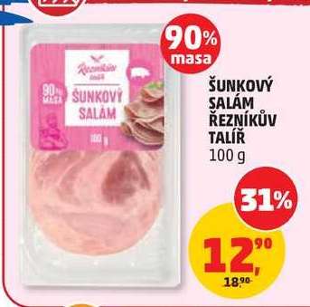 ŠUNKOVÝ SALÁM ŘEZNÍKŮV TALÍŘ