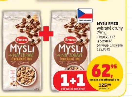 MYSLI EMCO vybrané druhy