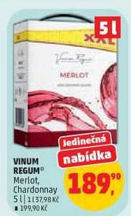 VINUM REGUM Merlot, Chardonnay