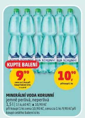 MINERÁLNÍ VODA KORUNNÍ