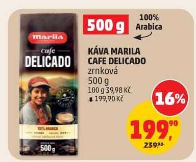 KÁVA MARILA CAFE DELICADO