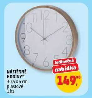 NÁSTĚNNÉ HODINY*