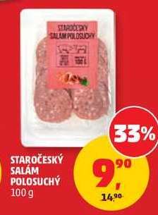 Staročeský salám polosuchý