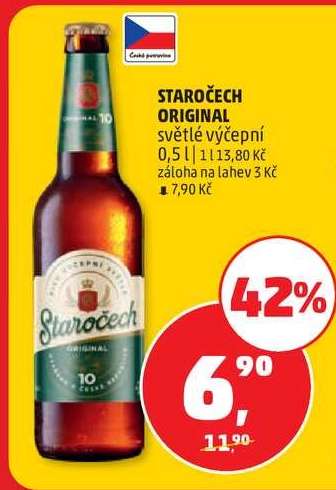 STAROČECH ORIGINAL světlé výčepní
