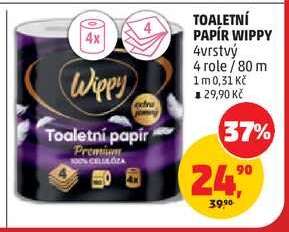 TOALETNÍ PAPÍR WIPPY*