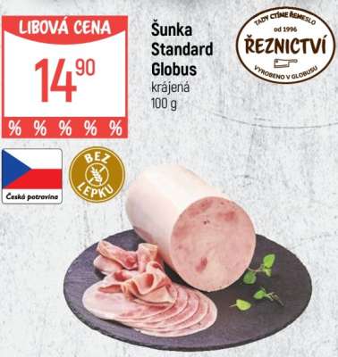 Šunka Standard Globus krájená