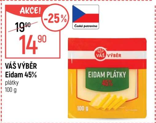 Váš výběr Eidam 45%