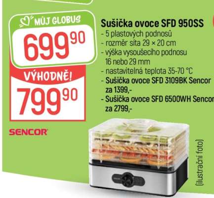 Sušička ovoce SFD 950SS