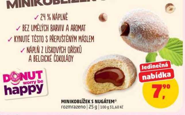 MINIKOBLÍŽEK S NUGÁTEM*