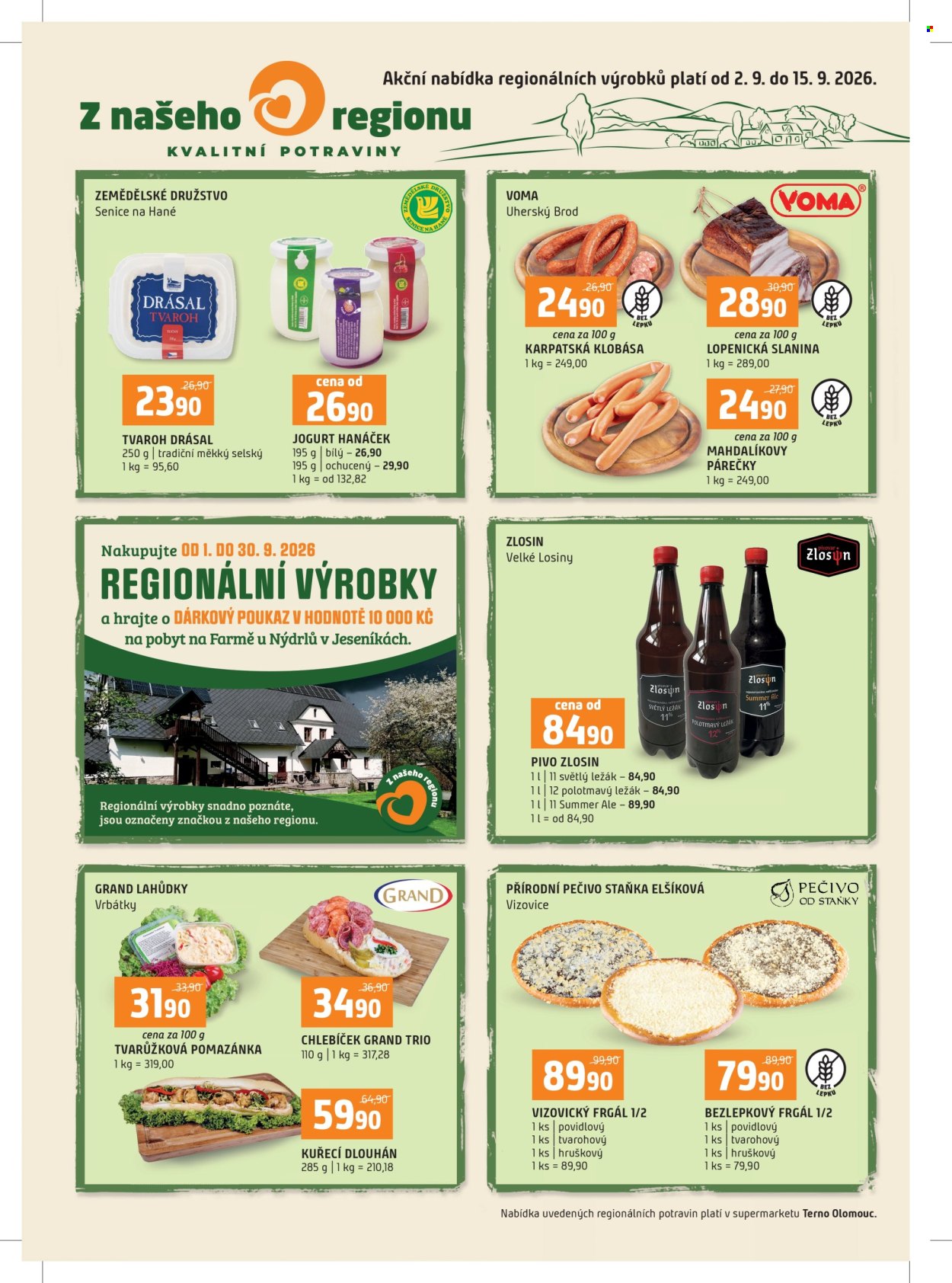 Leták coop TERNO - 2. 9. 2026 - 8. 9. 2026. Strana 16